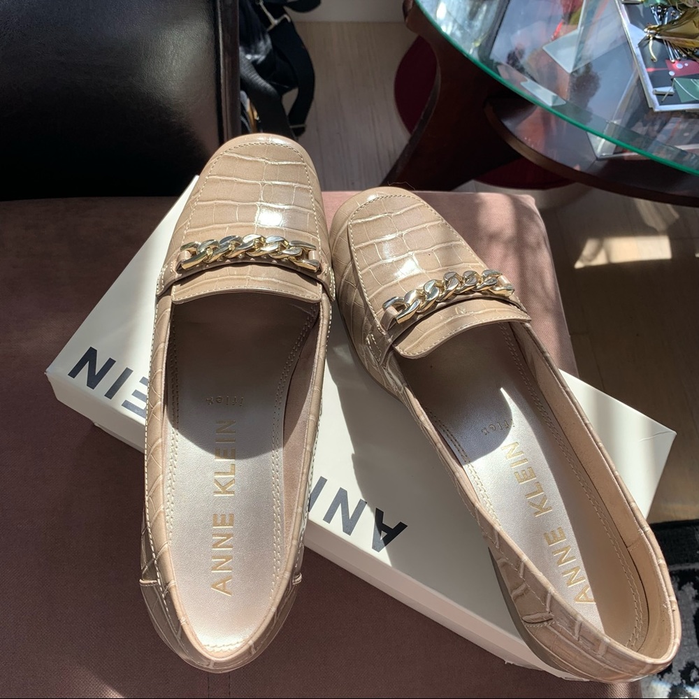 Croc Skin Loafers